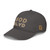 GOD BLVD - OG Logo - Charcoal Organic Dad Hat - Old Gold/White Embroidered
