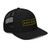 GOD BLVD -  Black Trucker Cap - Black/Gold Embroidered Sign  GOD BLVD -  Black Trucker Cap - Black/Gold Embroidered Sign