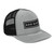 GOD BLVD -  Heather Grey Black Trucker Cap - Black/White Embroidered Sign GOD BLVD -  Heather Grey Black Trucker Cap - Black/White Embroidered Sign