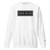 GOD BLVD - Black/White Embroidered Sign - White Premium Sweatshirt