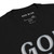 GOD BLVD - Embroidered Logo - Black Premium Sweatshirt (White/Grey)