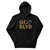 GOD BLVD - Embroidered Logo - Black Premium Hoodie (Purple/Gold)