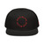 GOD BLVD - Miracircle - Black Snapback Hat - Red Embroidered