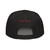 GOD BLVD - Miracircle - Black Snapback Hat - Red Embroidered