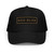 GOD BLVD - Black Foam Trucker Hat - Black/Old Gold Sign