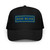 GOD BLVD - Black Foam Trucker Hat - Blue/Gold Sign