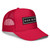 GOD BLVD - Red Foam Trucker Hat - Black/White Sign