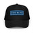 GOD BLVD - Black Foam Trucker Hat - Blue/White Sign