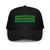 GOD BLVD - Black Foam Trucker Hat - Kelly Green/Gold Sign