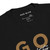 GOD BLVD - OG Logo - Where Victory is Certain - Black Premium Sweatshirt - Old Gold/White Embroidered