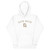 GOD BLVD -  Arched with Capital G - White Premium Hoodie - Tan Print