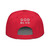 GOD BLVD - OG Logo - Red Snapback Hat - Red/White Embroidered