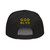 GOD BLVD - OG Logo - Black Snapback Hat - Black/Gold Embroidered