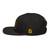 GOD BLVD - OG Logo - Black Snapback Hat - Black/Gold Embroidered