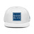 GOD BLVD - OG Logo - White Snapback Hat - Blue/White Embroidered