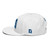 GOD BLVD - OG Logo - White Snapback Hat - Blue/White Embroidered