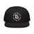GOD BLVD - The G Circle - Black Snapback Hat - White Embroidered