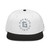 GOD BLVD - The G Circle - Black Snapback Hat - Grey Embroidered