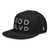 GOD BLVD - OG Logo - Snapback - Grey Embroidered (Grey Under Visor)