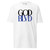 GOD BLVD - Secondary Logo - Black/Blue Print - Premium Tee