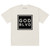 GOD BLVD - Front and Back Print - OG Logo Sign - Oversized Faded Tee - Faded Bone Color