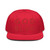 GOD BLVD - OG Logo - Red Snapback - Red Embroidered (Grey Under Visor)