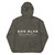 GOD BLVD - God Forever - Graphite Lightweight Zip Up Windbreaker - Front/Back White Print