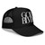 GOD BLVD - Secondary Logo - Black Foam Trucker Hat - White