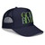 GOD BLVD - Secondary Logo - Navy Foam Trucker Hat - Kiwi Green