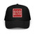 GOD BLVD - OG Logo Square - Black Foam Trucker Hat - Red/White