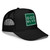 GOD BLVD - OG Logo Square -Black Foam Trucker Hat - Green/White