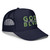 GOD BLVD - Where Victory is Certain - Navy Foam Trucker Hat - Kiwi Green/White