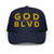 GOD BLVD - Where Victory is Certain - Navy Foam Trucker Hat - Gold/Old Gold