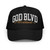 GOD BLVD - Worldwide - Black Foam Trucker Hat - White/Old Gold