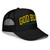 GOD BLVD - Worldwide - Black Foam Trucker Hat - Gold/Green