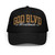 GOD BLVD - Worldwide - Black Foam Trucker Hat - Old Gold/White