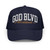 GOD BLVD - Worldwide - Navy Foam Trucker Hat - White/Old Gold