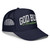GOD BLVD - Worldwide - Navy Foam Trucker Hat - White/Kiwi Green