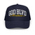 GOD BLVD - Worldwide - Navy Foam Trucker Hat - White/Gold