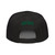 GOD BLVD - Worldwide - Black Snapback Hat - Gold/Green