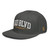 GOD BLVD - Worldwide - Charcoal Gray Snapback Hat - White/Old Gold