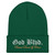 GOD BLVD - Sinner Saved by Grace -  Spruce Green Cuffed Beanie - White/Old Gold GOD BLVD - Sinner Saved by Grace -  Spruce Green Cuffed Beanie - White/Old Gold