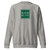 GOD BLVD - OG Logo Sign - Carbon Grey Sweatshirt - Green/White