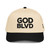 GOD BLVD - Black Embroidered OG Logo - 2 Tone Cap (Black/Natural) 