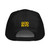 GOD BLVD - Gold Embroidered OG Logo - Black Snapback Cap