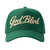 GOD BLVD - Script Logo  - Snapback (Green/Cream)