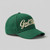 GOD BLVD - Script Logo  - Snapback (Green/Cream)