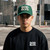 GOD BLVD - OG Logo V2  - Snapback (Green/Cream)