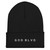 GODBLVD - Cuffed Up Beanie (White Design)