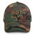 GOD BLVD - Classic Green Camo Strapback Dad Hat (Old Gold Stitch)